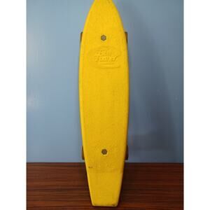 Vintage 1970's Skateboard California Free Former Yellow Rad Fun Hip Model CF-24